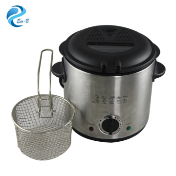 2017 Novo eletrodoméstico 1.0L 900W Electric Cooking Spiral Potato Fryer Deep Fort With Timer